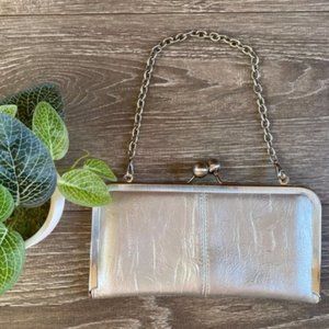 KENNETH COLE REACTION Silver Clutch